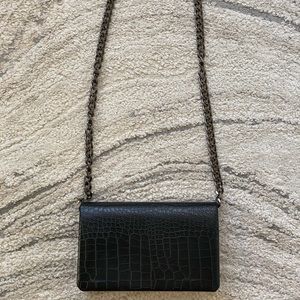 Faux crocodile bag